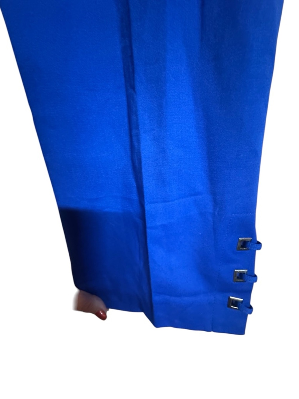 Rafaella Cobalt Blue Capri Pants w/Leg Detail   SIZE: 10   #O - Picture 3 of 7